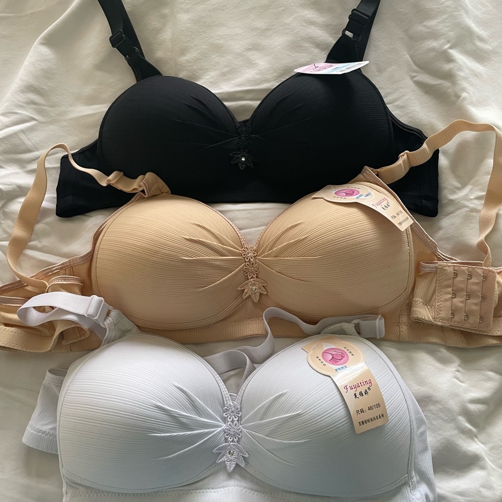 White, Black and Cream Bras Intimates & Sleepwear